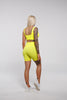 Bloom in Neon Yellow | Plunge Neckline Sports Bra