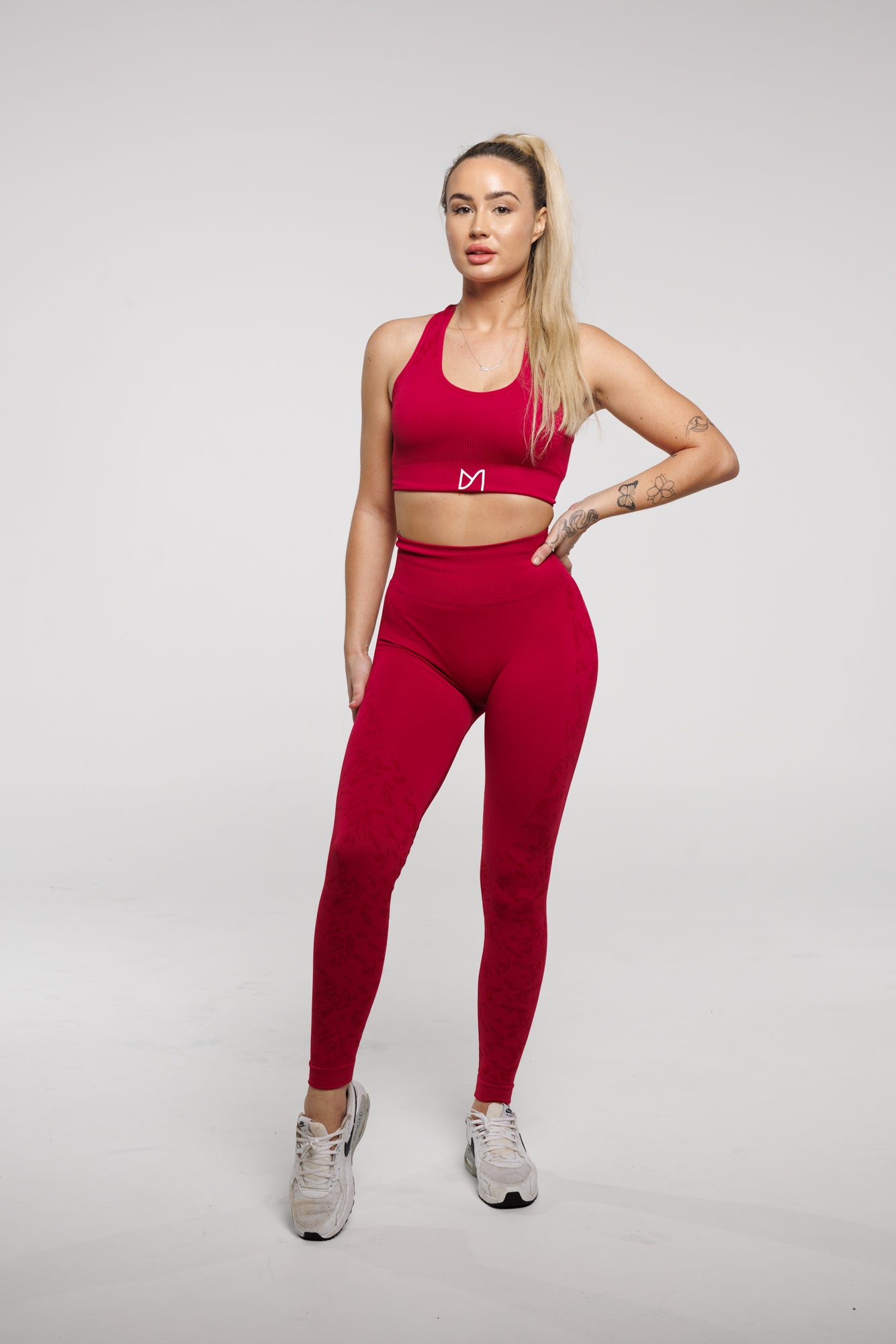 Flex in Wine | Racer Back Sports Bra