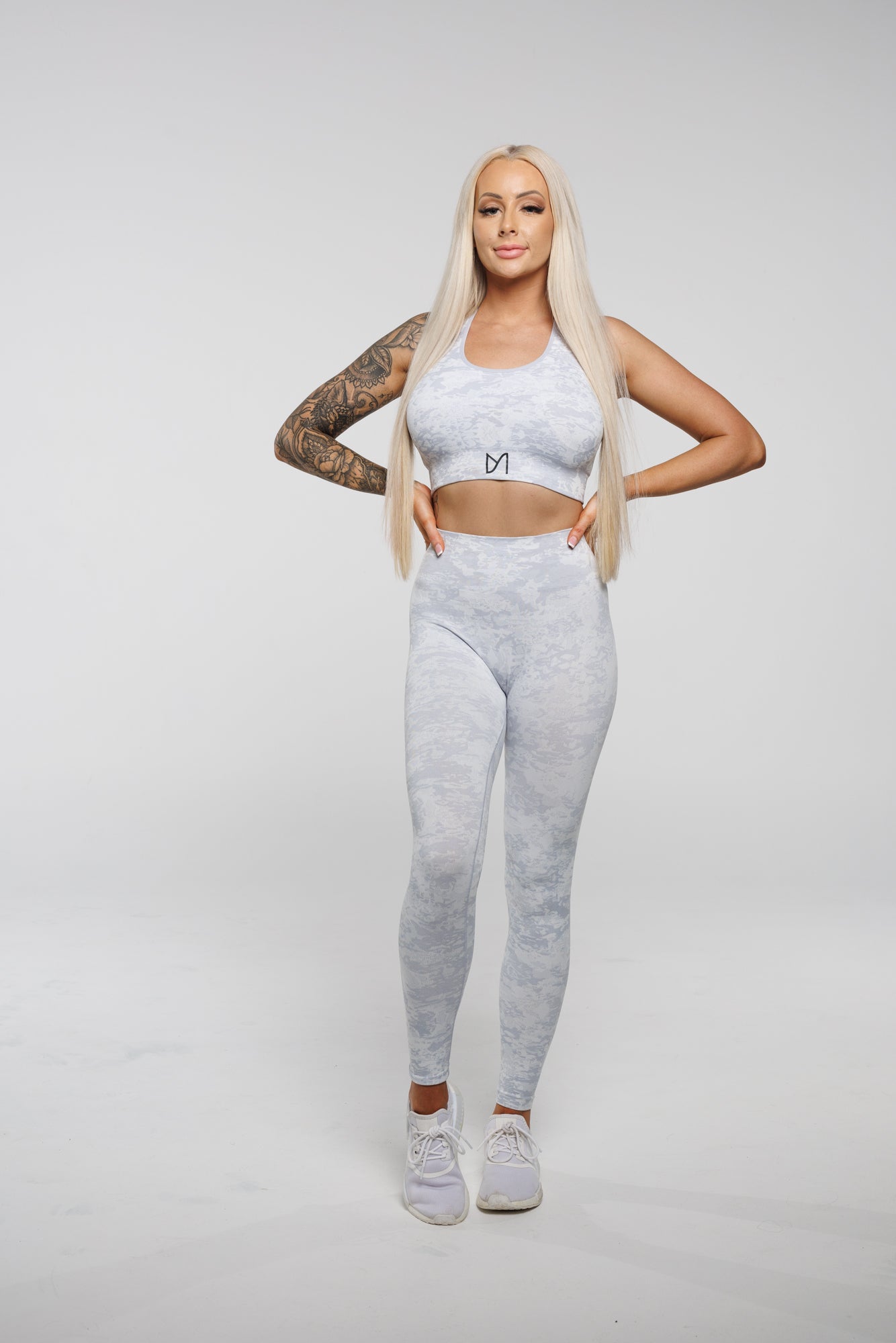 Fierce in White | Camouflage Leggings