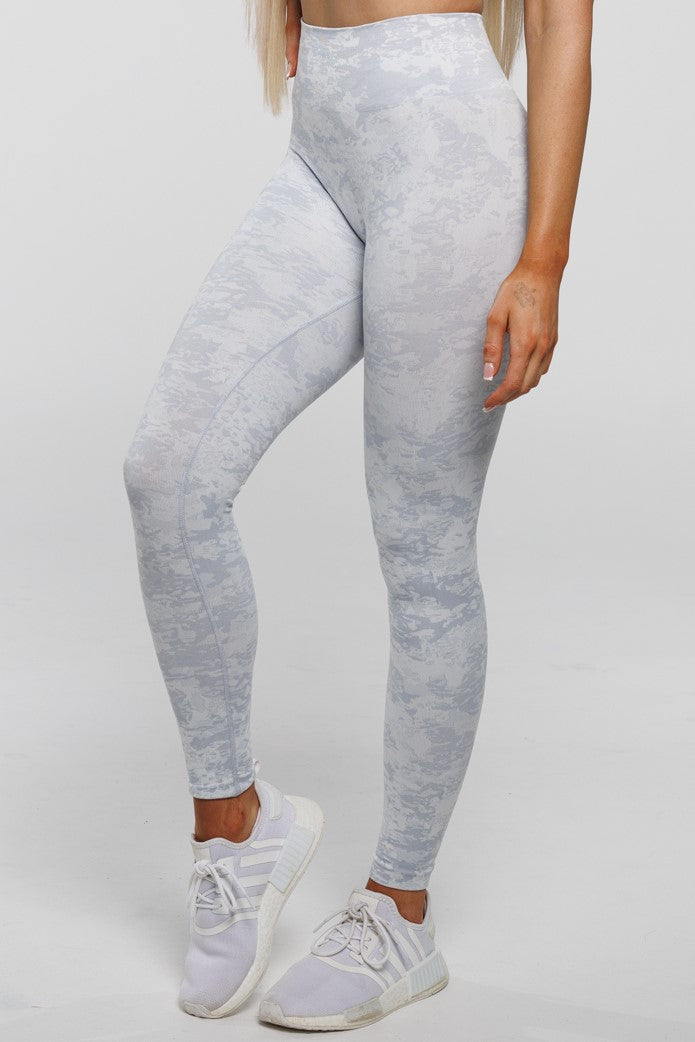 Fierce in White | Camouflage Leggings