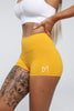 Aura in Mustard | Booty Scrunch Shorts