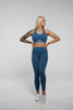 Flex in Cerulean Blue | Racer Back Sports Bra