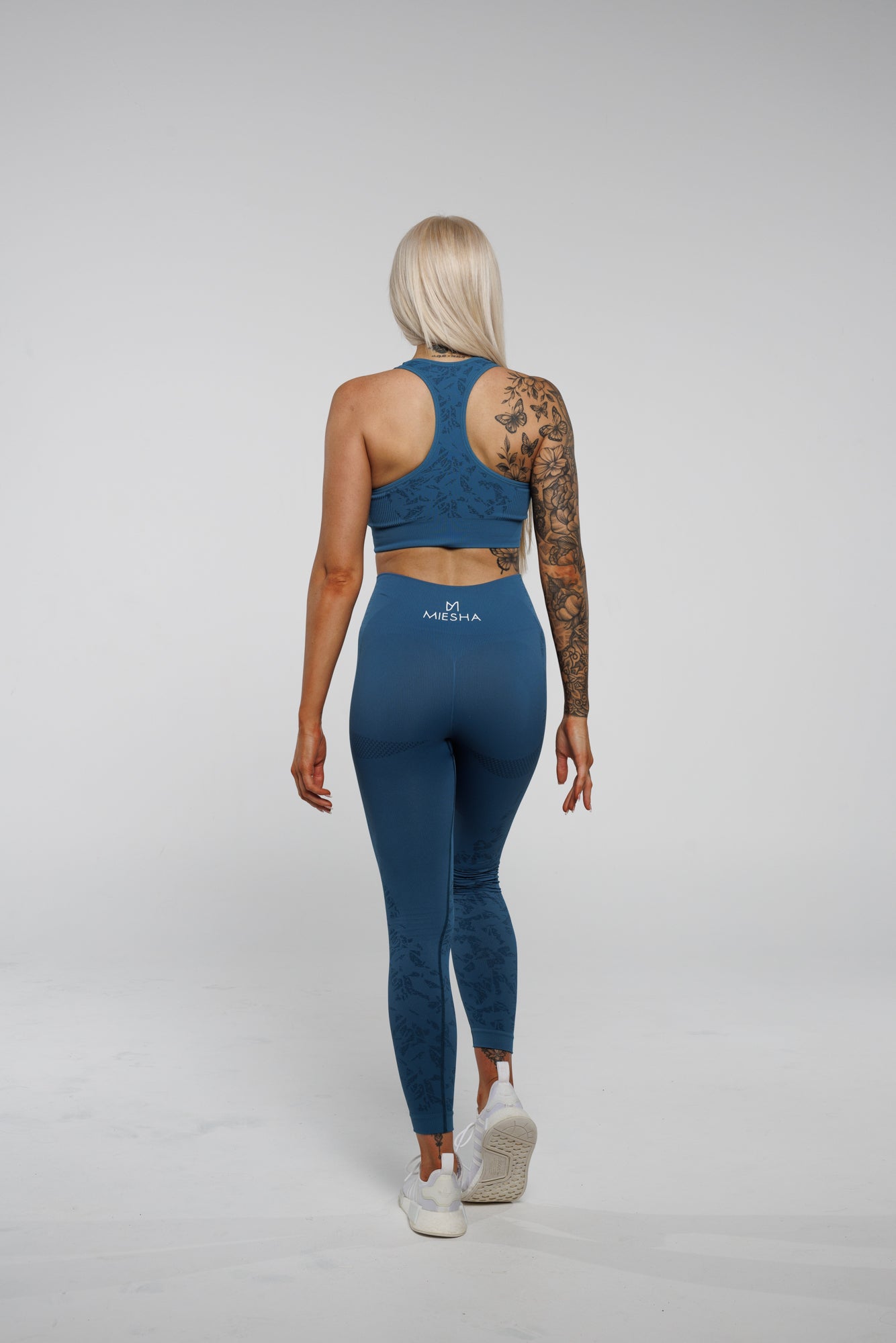 Flex in Cerulean Blue | Racer Back Sports Bra