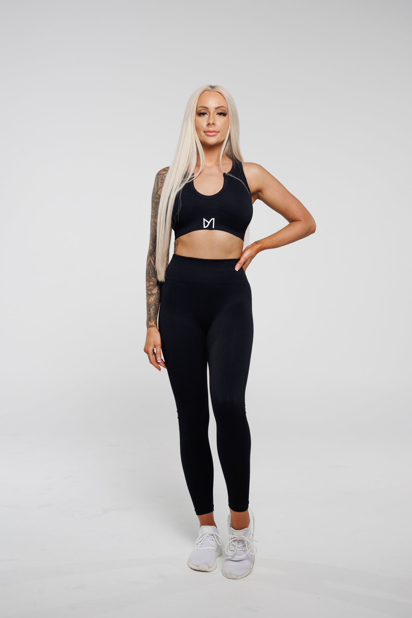 Solace in Black | High Waist Leggings