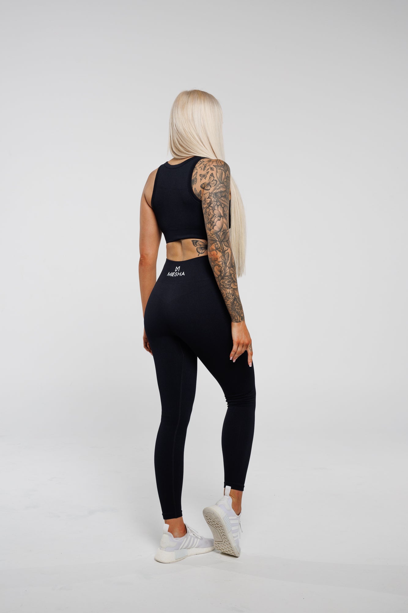 Solace in Black | High Waist Leggings