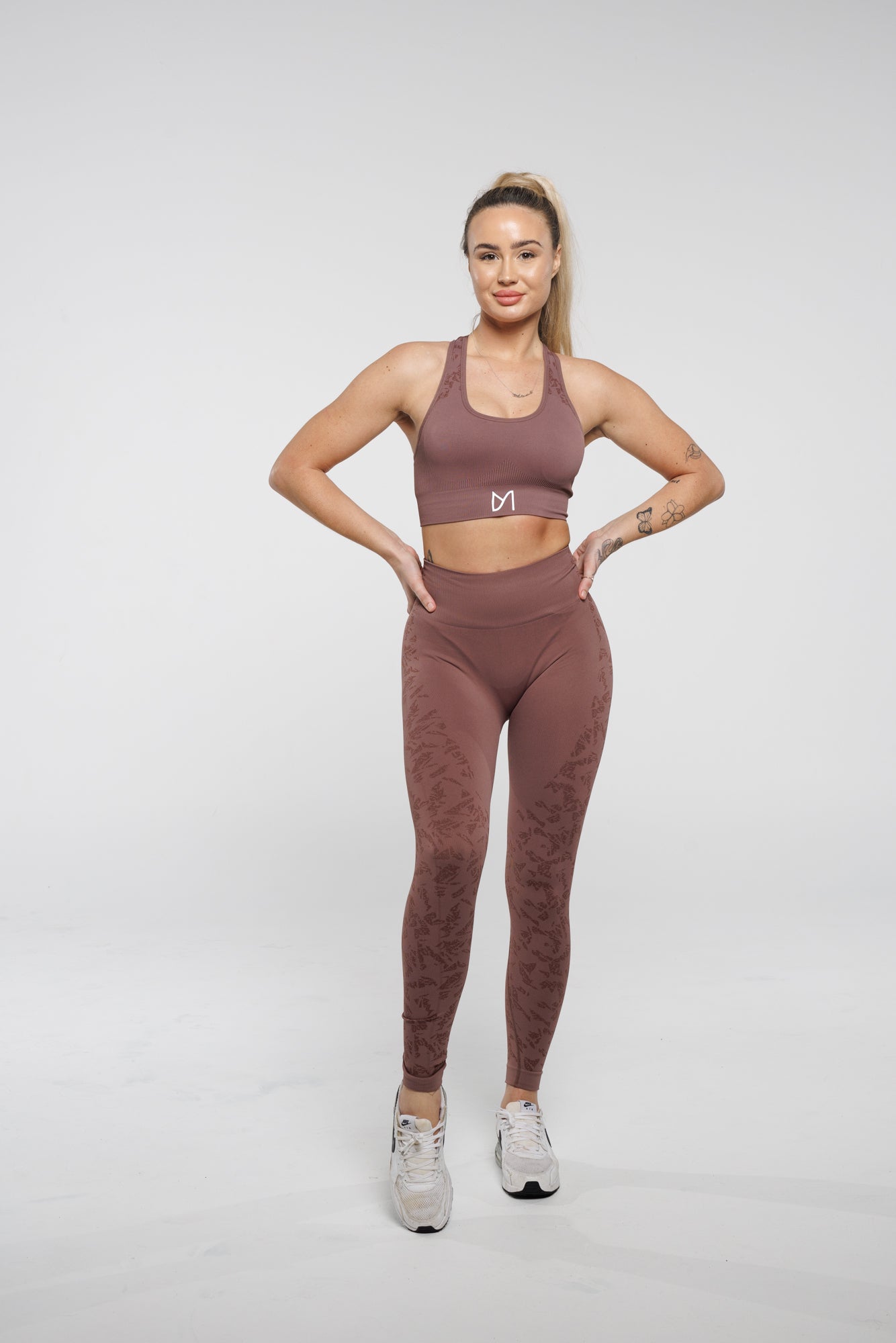 Flex in Mauve | Racer Back Sports Bra