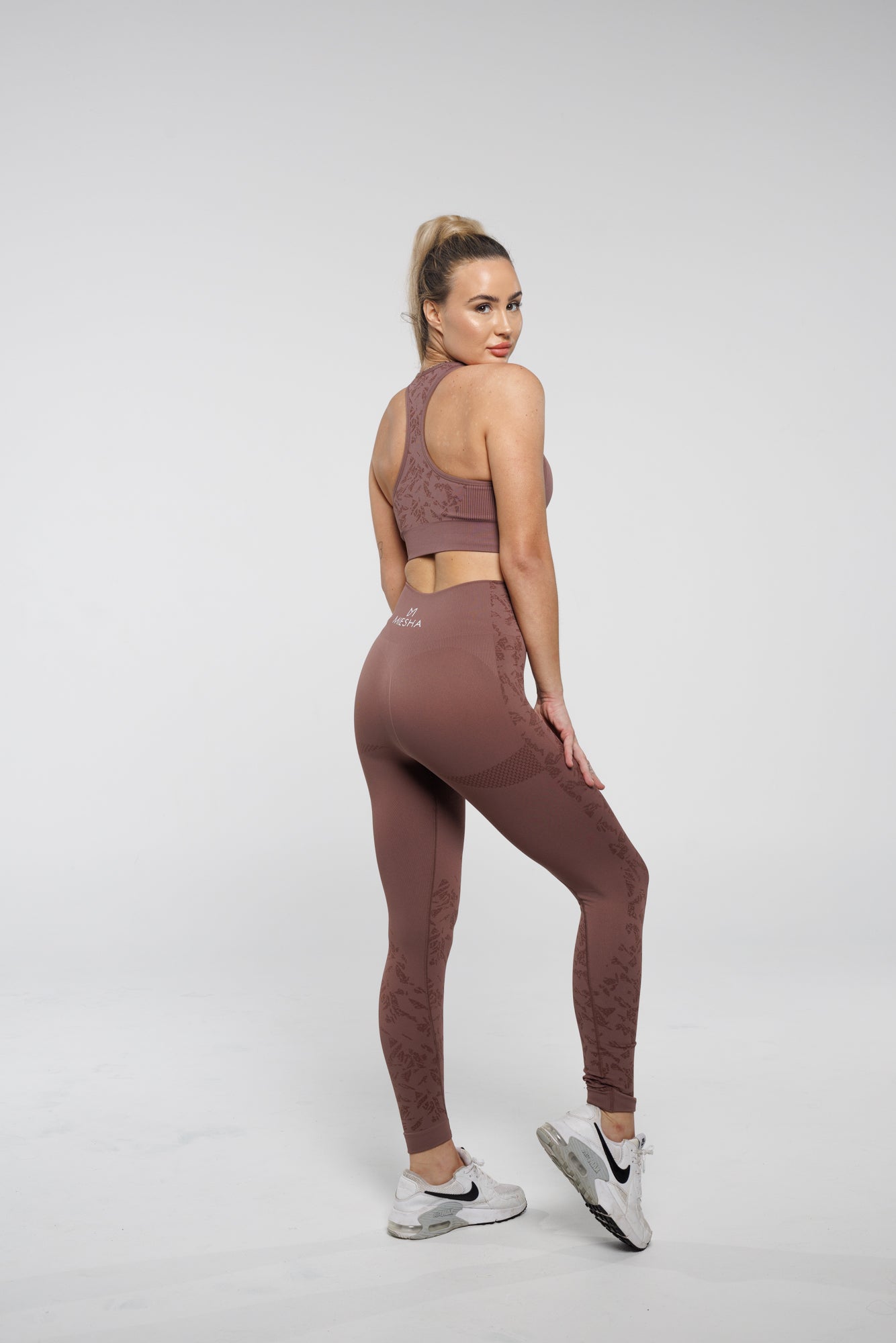 Flex in Mauve | Racer Back Sports Bra