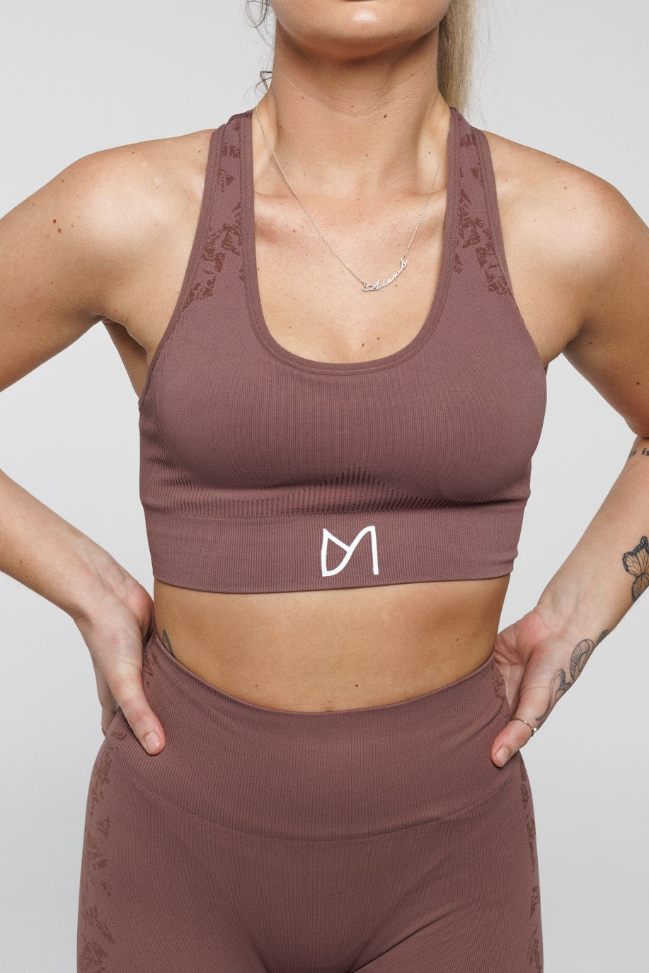 Flex in Mauve | Racer Back Sports Bra