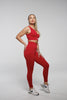 Solace in Red | High Waist Leggings