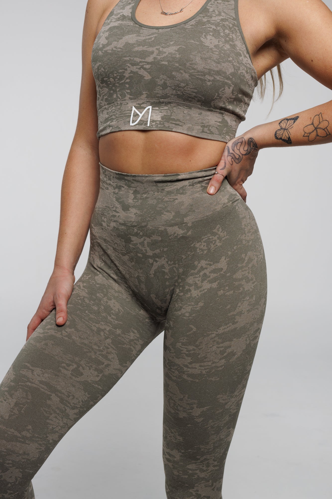 Fierce in Khaki | Camouflage Leggings