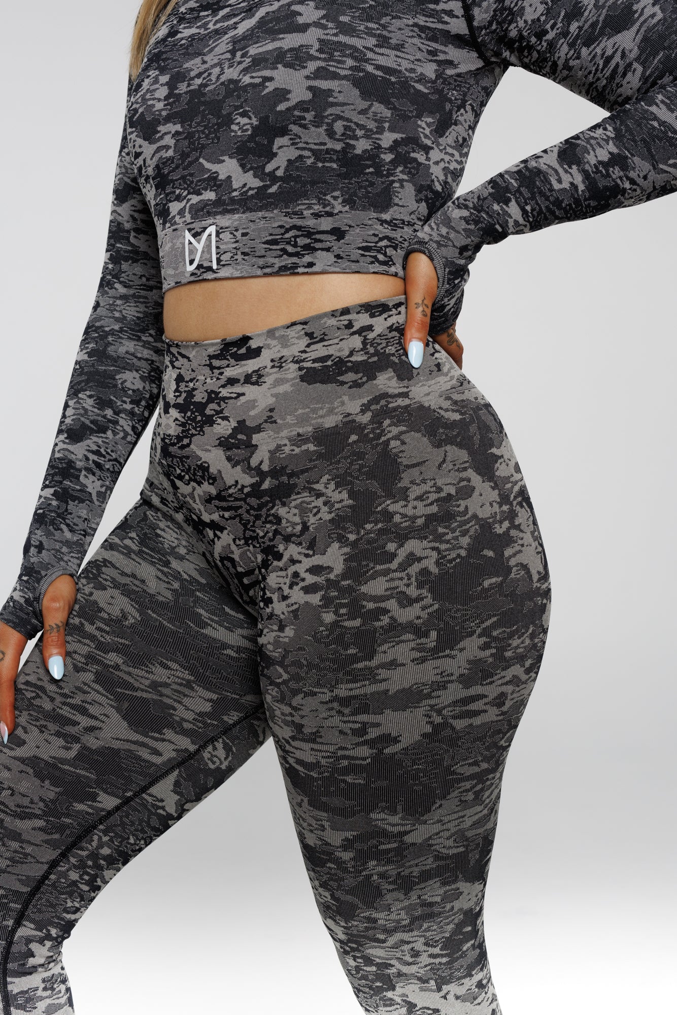 Fierce in Black | Camouflage Leggings